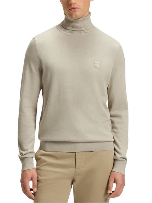 Maglioncino a collo alto in cotone e cashmere Boss Orange | 50527573271